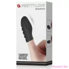 PRETTY LOVE - FLIRTATION STANFORD BLACK VIBRATION THIMBLE