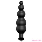 PRETTY LOVE - ANAL PLUG SILICONE EXTRA STIMULATION AND 12 VIBRATION MODES BLACK REMOTE CONTROL