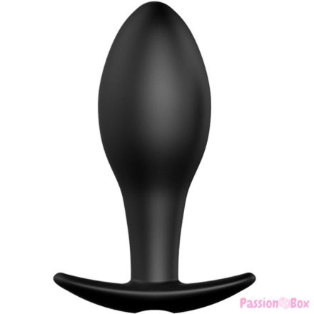 PRETTY LOVE - ANAL PLUG ANCHOR FORM SILICONE 12 VIBRATION MODES BLACK