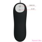 PRETTY LOVE - SILICONE ANAL PLUG 12 VIBRATION MODES BLACK