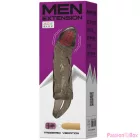 BAILE - PENIS EXTENDER SHEATH WITH VIBRATION AND STRAP FOR TESTICLES 13.5 CM