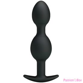 PRETTY LOVE - SILICONE ANAL BALLS 12.5 CM BLACK