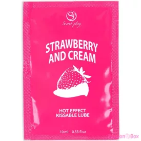   SECRETPLAY - SINGLE DOSE LUBRICANT STRAWBERRIES & CREAM 10 ML