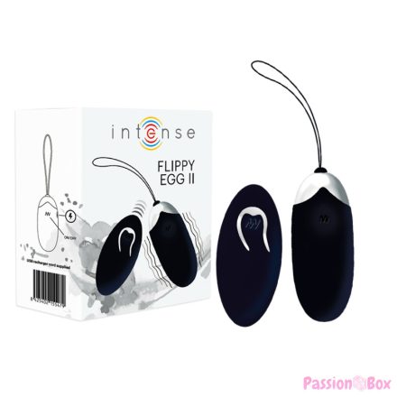 INTENSE - FLIPPY II VIBRATING EGG WITH REMOTE CONTROL BLACK