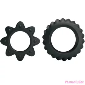 BAILE - KIT 2 RING FLOWERING SILICONE RINGS