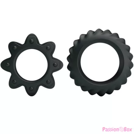 BAILE - KIT 2 RING FLOWERING SILICONE RINGS