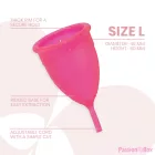 INTIMICHIC - MENSTRUAL CUP MEDICAL GRADE SILICONE - SIZE L