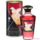 SHUNGA - STRAWBERRIES AND CAVA HEAT EFFECT MASSAGE OIL 100 ML