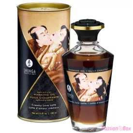 SHUNGA - COFFEE FLAVOR HEAT EFFECT MASSAGE OIL 100 ML