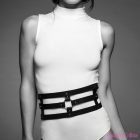 BIJOUX - INDISCRETS MAZE BELT WITH STRAP BLACK