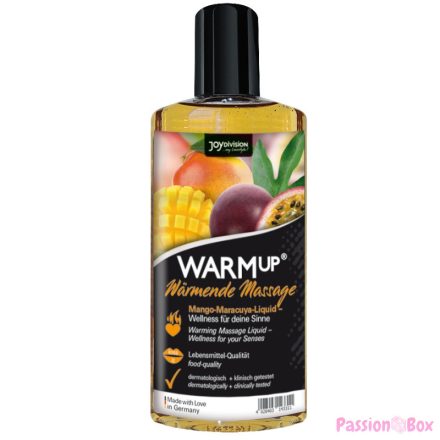 JOYDIVISION AQUAGLIDE - WARMUP MANGO AND MARACUYA MASSAGE OIL 150 ML