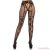 LEG AVENUE - STOCKING FLOWERS DESIGN BACK CROTHLESS ONE SIZE