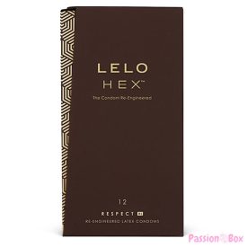 LELO - HEX CONDOMS RESPECT XL 12 PACK