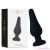 INTENSE - ANAL PLUG PIPO M BLACK SILICONE 11 CM