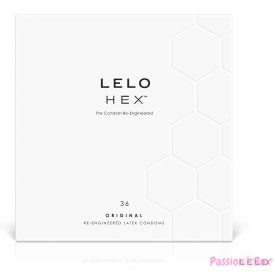 LELO - HEX CONDOM BOX 36 UNITS