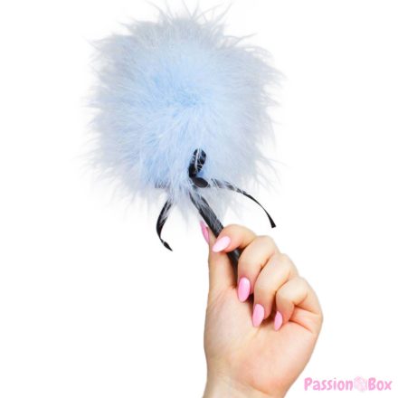 SECRETPLAY - LIGHT BLUE MARABOU DUSTER