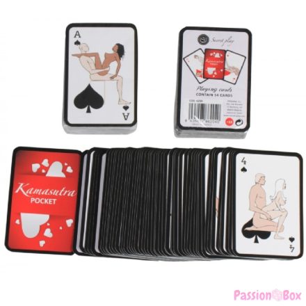 SECRETPLAY - POCKET KAMASUTRA PLAYING CARDS (ES/EN/PT/IT/FR/DE)