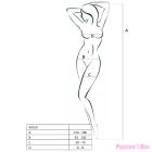 PASSION - WOMAN BS019 BODYSTOCKING BLACK ONE SIZE