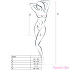 PASSION - WOMAN BS027 BLACK DRESS STYLE BODYSTOCKING ONE SIZE