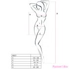 PASSION - WOMAN BS027 BODYSTOCKING WHITE DRESS STYLE ONE SIZE
