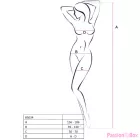 PASSION - WOMAN BS034 RED BODYSTOCKING ONE SIZE