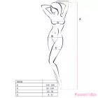 PASSION - WOMAN BS038 BODYSTOCKING BLACK ONE SIZE
