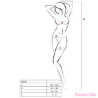 PASSION - WOMAN BS045 BODYSTOCKING BLACK ONE SIZE