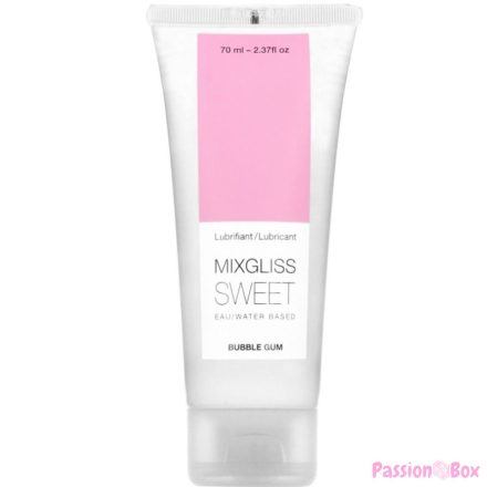 MIXGLISS - WATER BASED LUBRICANT GUM FLAVOR 70 ML
