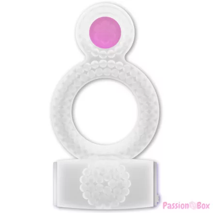 CASUAL LOVE - RING VIBRATING DOUBLE PLEASURE TRANSPARENT