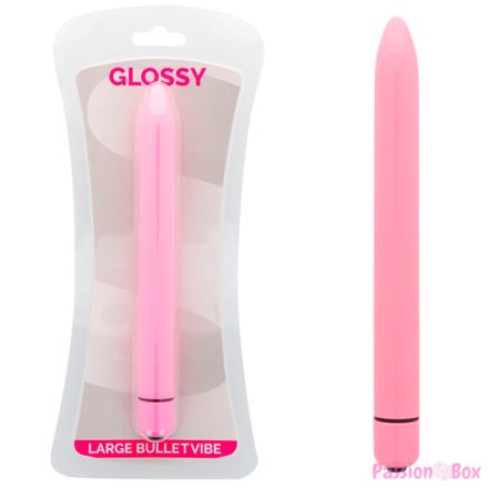 GLOSSY - SLIM VIBRATOR PINK
