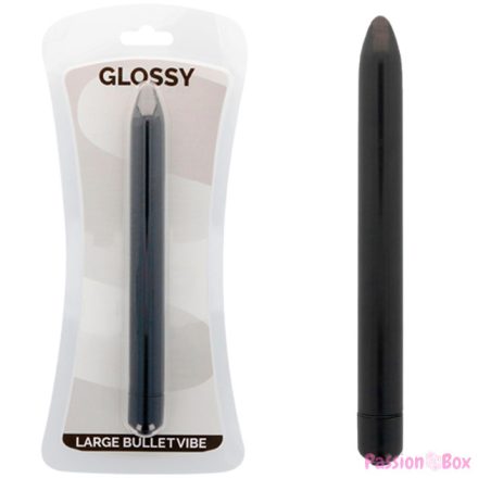 GLOSSY - SLIM VIBRATOR BLACK