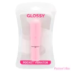 GLOSSY - POCKET VIBRATOR PINK