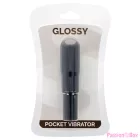 GLOSSY - POCKET VIBRATOR BLACK