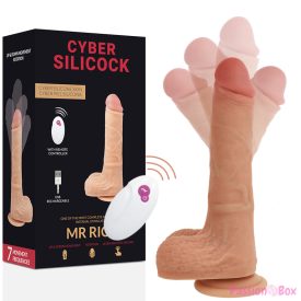   CYBER SILICOCK - REMOTE CONTROL REALISTIC MR RICK 20.9 CM -O- 4 CM