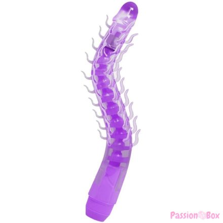 BAILE - FLEXI VIBE SENSUAL SPINE BENDABLE VIBRATING DILDO LILAC 23.5 CM