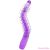 BAILE - FLEXI VIBE SENSUAL SPINE BENDABLE VIBRATING DILDO LILAC 23.5 CM