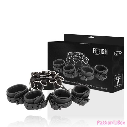 FETISH SUBMISSIVE - LUXURY BED TIES SET WITH NOPRENE LINING