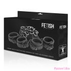 FETISH SUBMISSIVE - LUXURY BED TIES SET WITH NOPRENE LINING