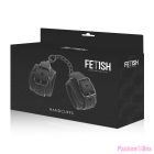 FETISH SUBMISSIVE - VEGAN LEATHER HANDCUFFS WITH NOPRENE LINING