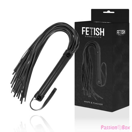 FETISH SUBMISSIVE - VEGAN LEATHER WHIP