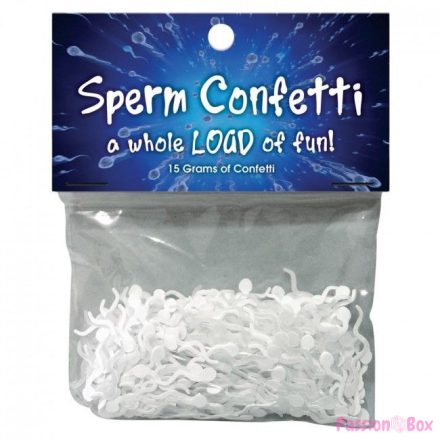 KHEPER GAMES - SPERM-SHAPED CONFETTI