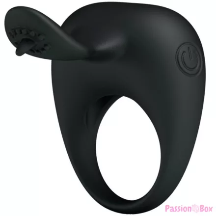 PRETTY LOVE - VIBRATING RING WITH TONGUE