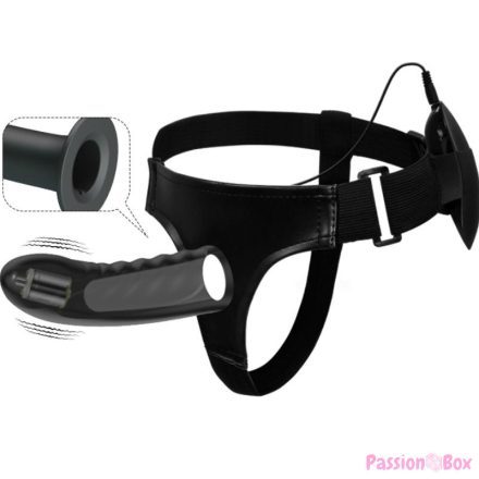 PRETTY LOVE - MARVIN STRAP ON WITH VIBRATION AND HOLLOW DILDO