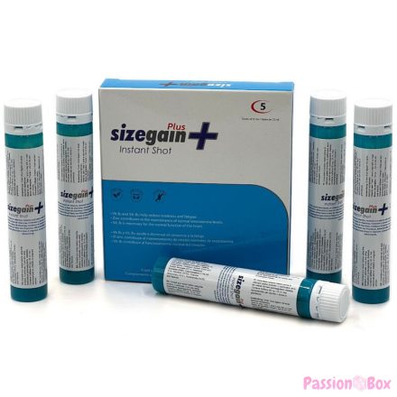 500 COSMETICS -SIZEGAIN PLUS INSTANT SHOT MALE ENERGIZER 5 UNITS