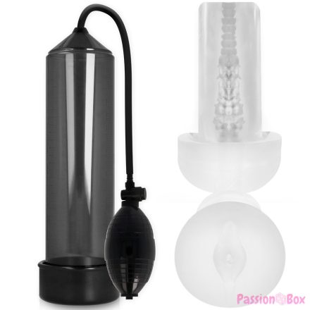 PUMP ADDICTED - RX3 BLACK WITH PLEASURE SLEEVE
