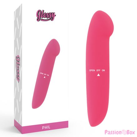 GLOSSY - PHIL VIBRATOR PINK