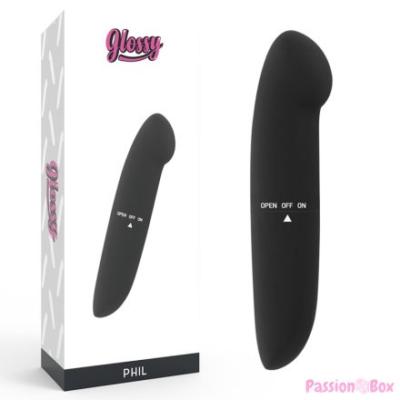 GLOSSY - PHIL VIBRATOR BLACK