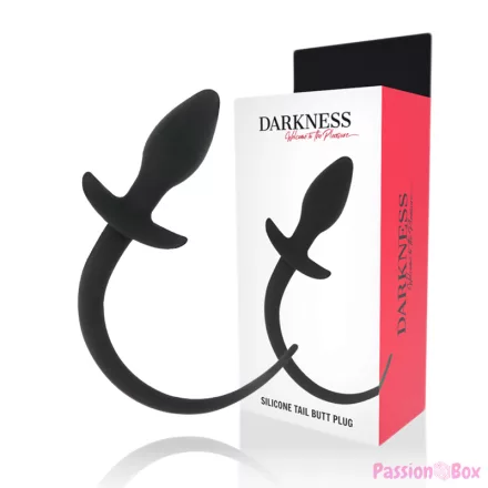 DARKNESS - ANAL PLUG 28 CM BLACK SILICONE