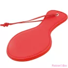 DARKNESS - RED ROUNDED FETISH PADDLE
