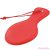 DARKNESS - RED ROUNDED FETISH PADDLE